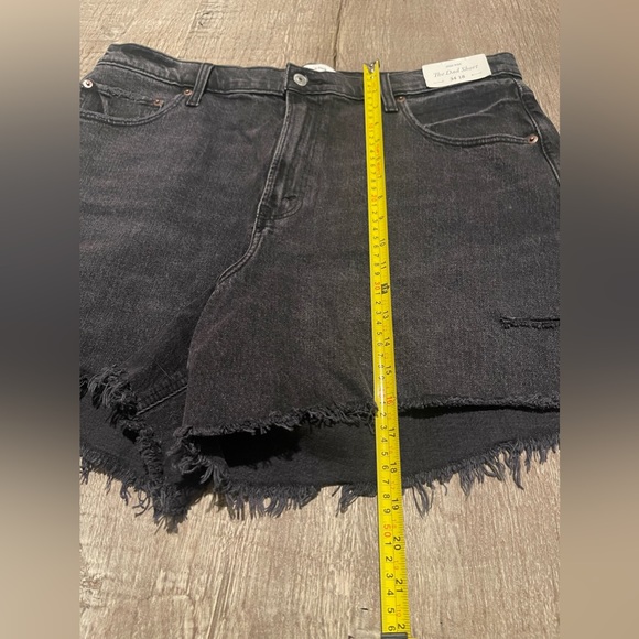 NWT Abercrombie & Fitch Women’s XL 34 18 Shorts High Rise The Dad Short Bottom - Picture 5 of 11